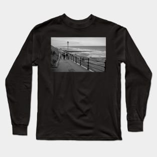 Concrete ramp down to Cromer beach Long Sleeve T-Shirt